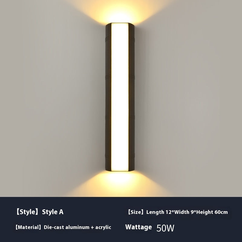 Led Simple Modern Outdoor Waterproof Wall Lamp