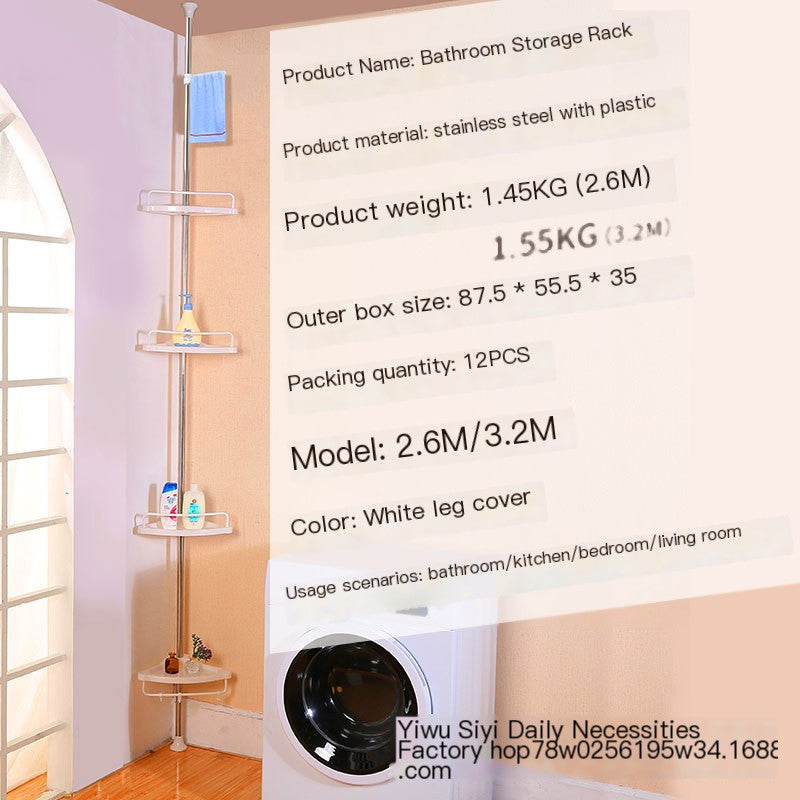 Corner Storage Rack for Kitchen and Bathroom (Wholesale)