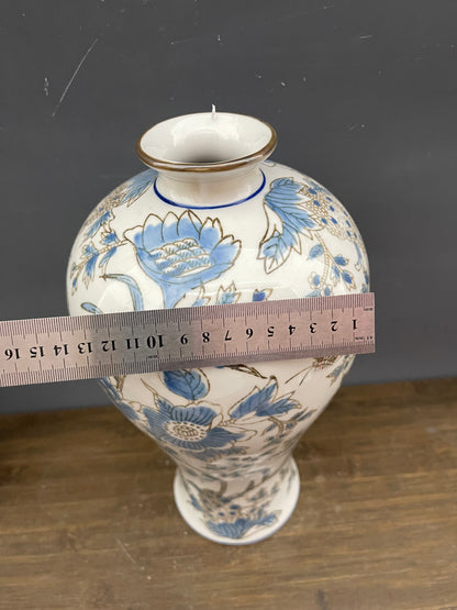 Hand-painted Blue And White Porcelain Ceramic Vases