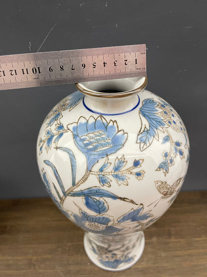 Hand-painted Blue And White Porcelain Ceramic Vases
