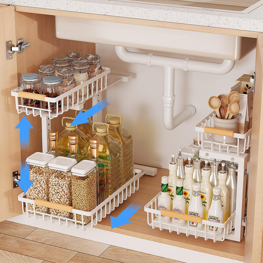 FAMIDGE Dual-Tier Safety Slide Storage